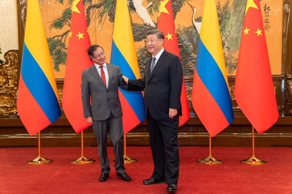 Colombia apuesta por China para reducir su déficit comercial, pero expertos advierten que no será fácil. Foto: Presidencia