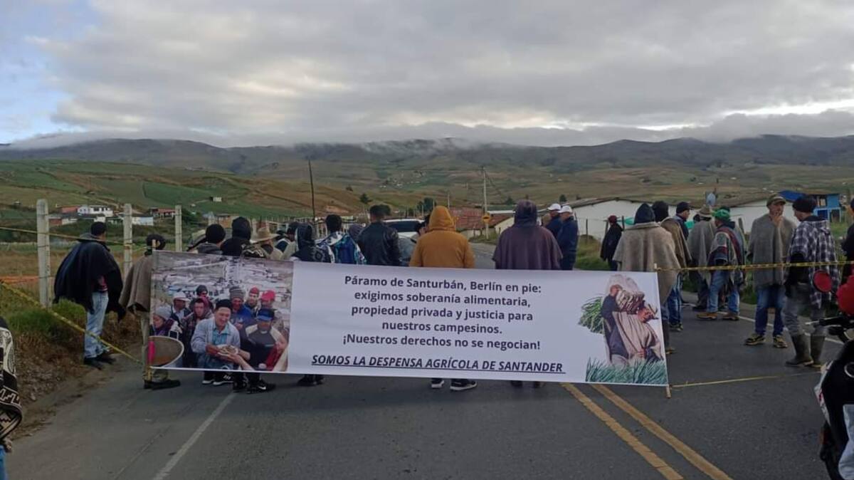 Gobernador Juvenal Díaz no descarta reunión con parameros que mantienen bloqueos en Santander
