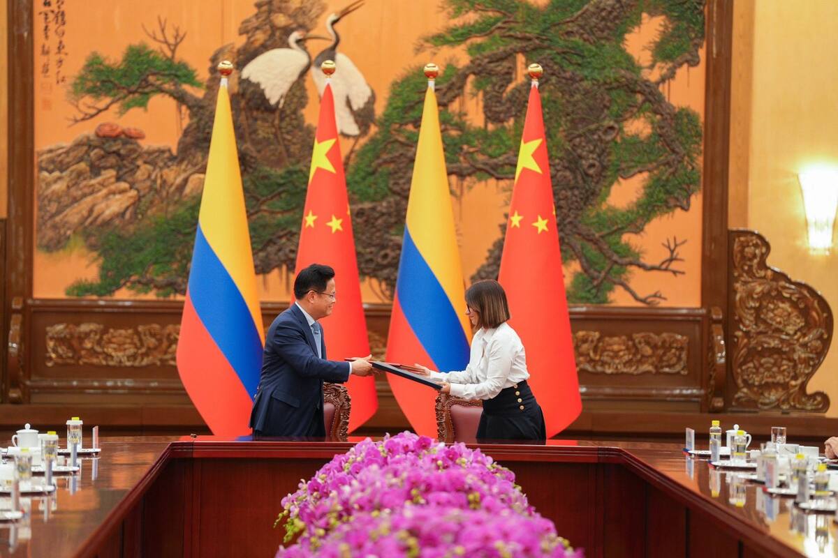 Infraestructura,minería y transporte: así crecen las inversiones chinas en Colombia. Foto: Cancillería Colombia