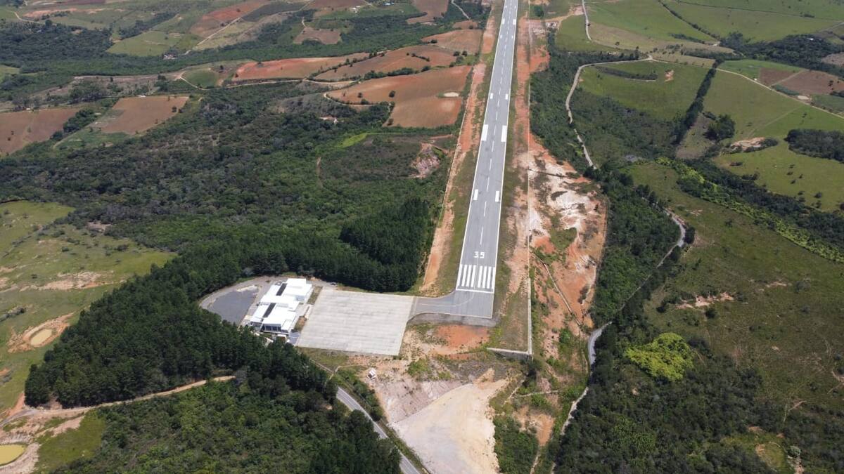 Aeródromo Los Pozos de San Gil, donde se han invertido más de $34 mil millones. Hasta el 15 de noviembre de 2024 habrá vuelos, según empresa Pacífica Aviación.