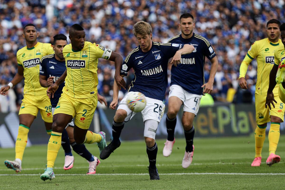 Bogotá. Julio 21 de 2024. Millonarios enfrenta a Atlético Bucaramanga, por la fecha 02 de la Liga BetPlay II 2024, en el estadio Nemesio Camacho El Campín. (Colprensa - Lina Gasca)