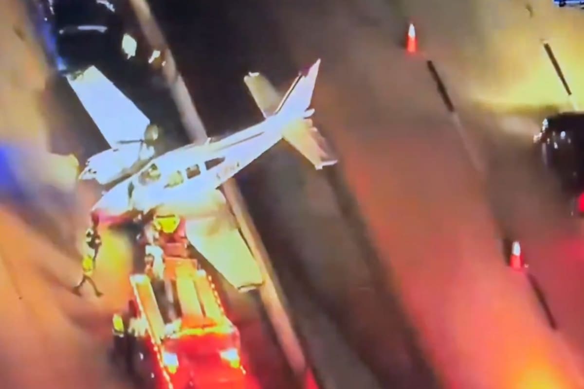 A bordo de la aeronave se encontraban dos personas: el piloto y un pasajero| foto: Tomada de Video