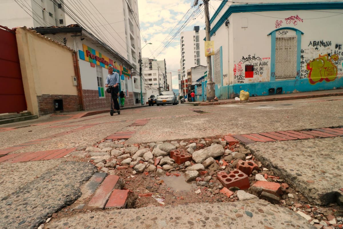 Paseo España: carrera 26 con calle 34. (Foto: Jaime Del Río Quiroga / VANGUARDIA)