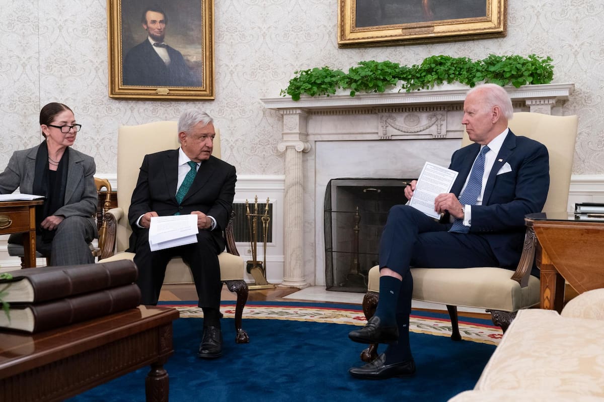 Es la tercera vez que López Obrador visita Washington, donde ya se reunió el año pasado con Joe Biden y en 2020 con el entonces presidente, Donald Trump, con quien tejió una estrecha relación. EFE / VANGUARDIA