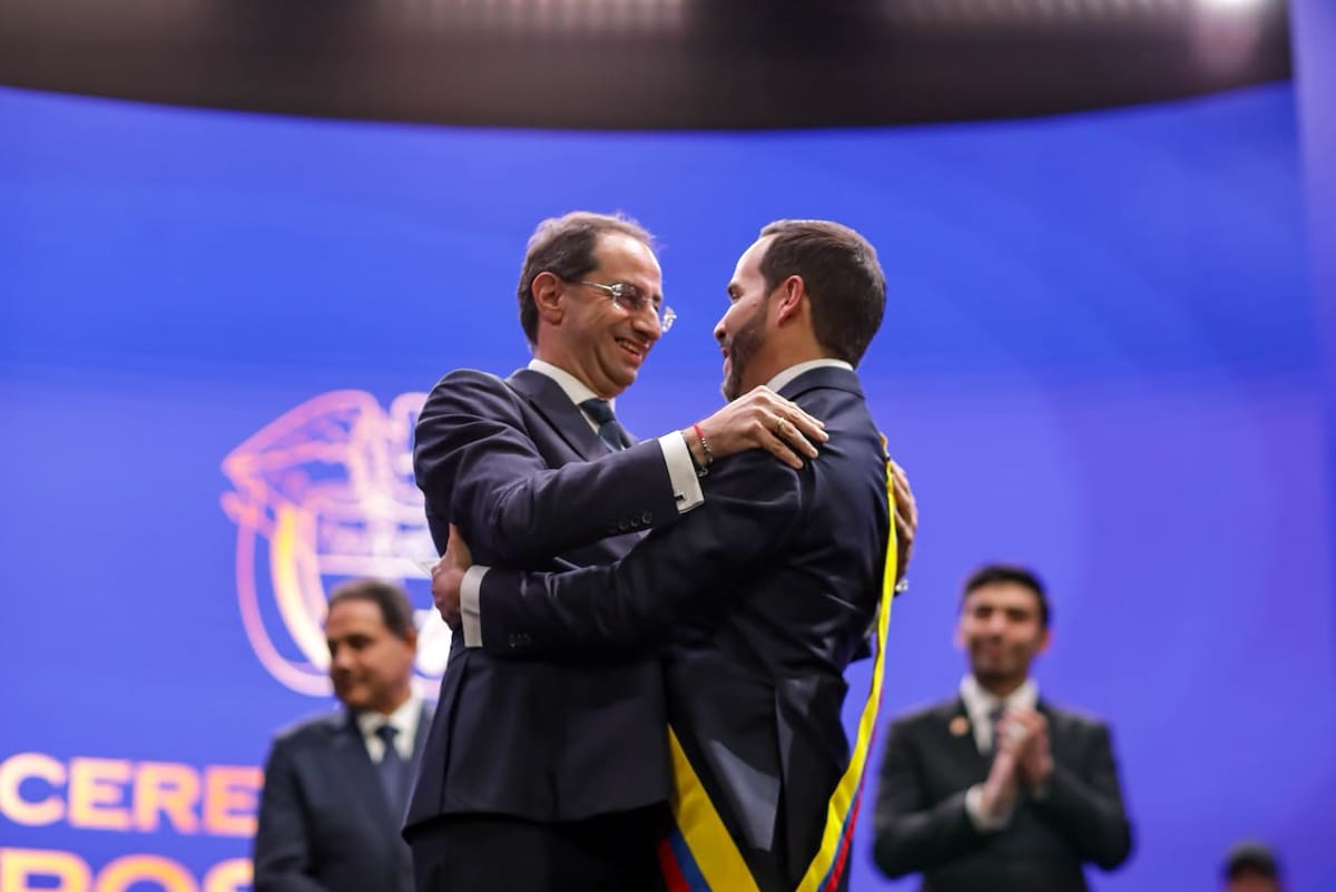 De la Espriella prometió “recuperar Ecopetrol” en su posesión. // Foto: prensa de la Presidencia.
