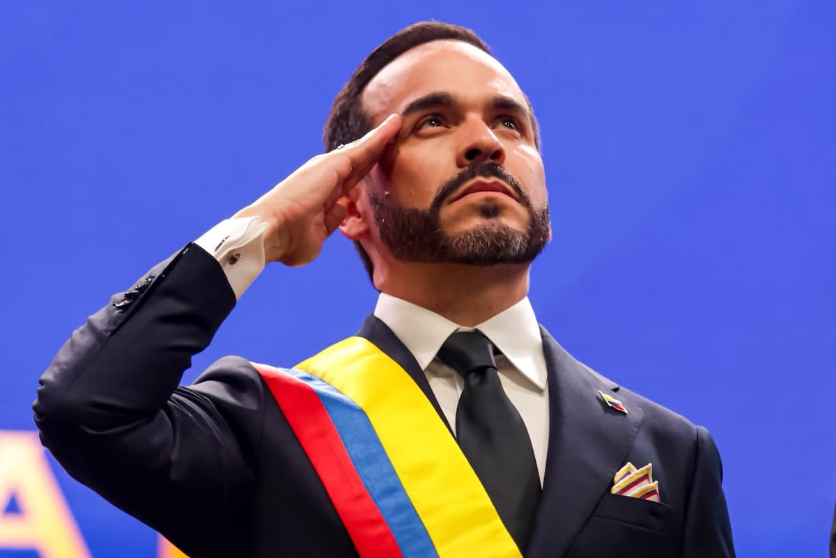 De la Espriella prometió “recuperar Ecopetrol” en su posesión. // Foto: prensa de la Presidencia.