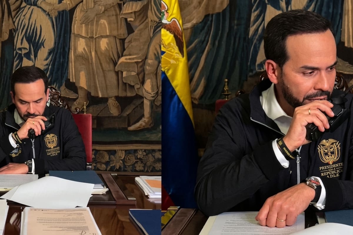 El presidente Abelardo De La Espriella revela video de la orden de bombardeo contra el Eln. Foto: Composición VANGUARDIA