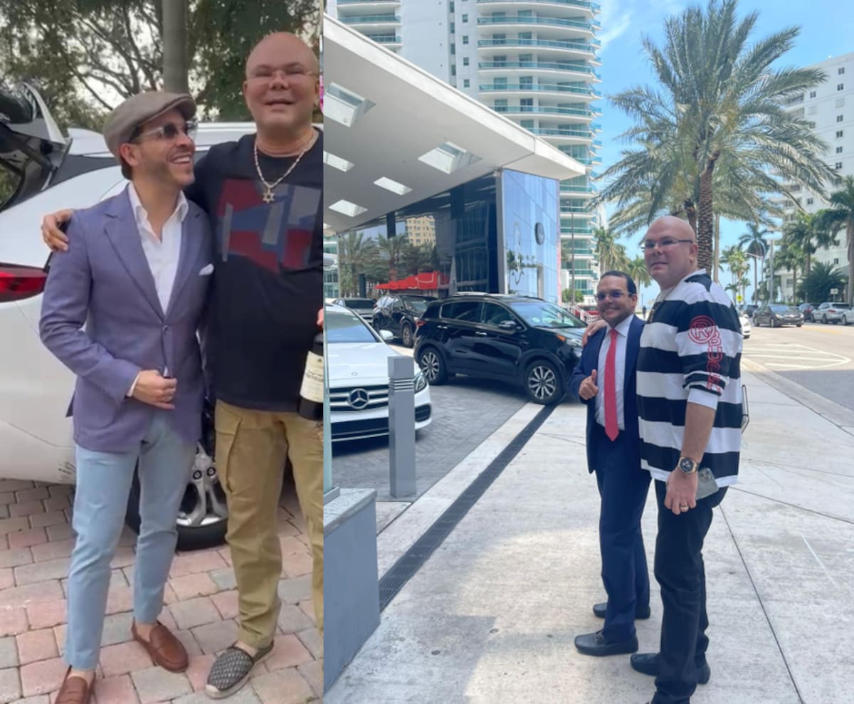 Fotos en la que aparece el candidato presidencial Abelardo de la Espriella con narcotraficante Jorge Luis Hernández, alias 'Boliche', como también con el abogado Daniel Peñaredonda, reveladas por Daniel Coronell.