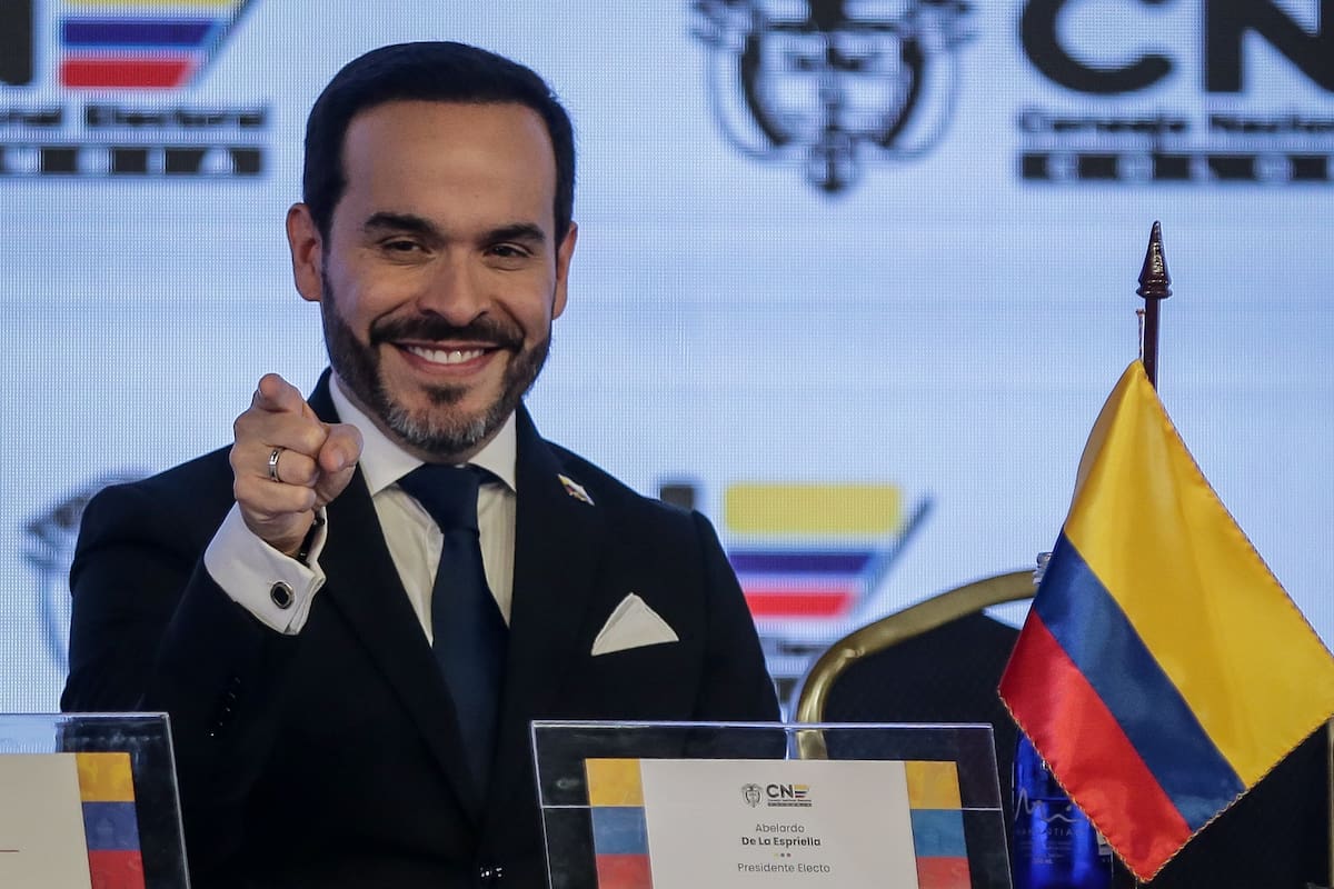 El presidente electo de Colombia, Abelardo de la Espriella. // Foto: Colprensa - Catalina Olaya.