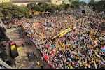 Abelardo De La Espriella colma el centro de Bucaramanga en su cierre de campaña en Santander