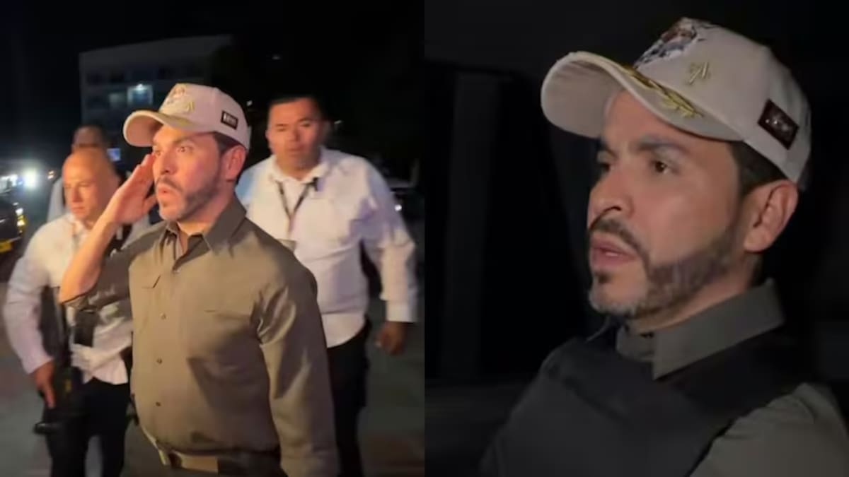 Abelardo De La Espriella desde Santa Marta este 22 de septiembre. Foto: captura de video Abelardo De La Espriella X