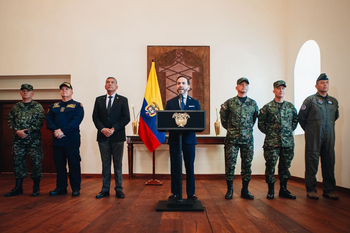 Abelardo de la Espriella presenta nueva cúpula militar. // Foto: cortesía de la Presidencia de la República.