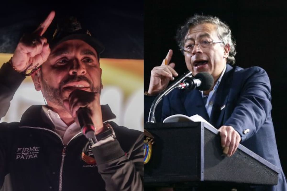 Abelardo de la Espriella y Gustavo Petro. // Foto: Colprensa