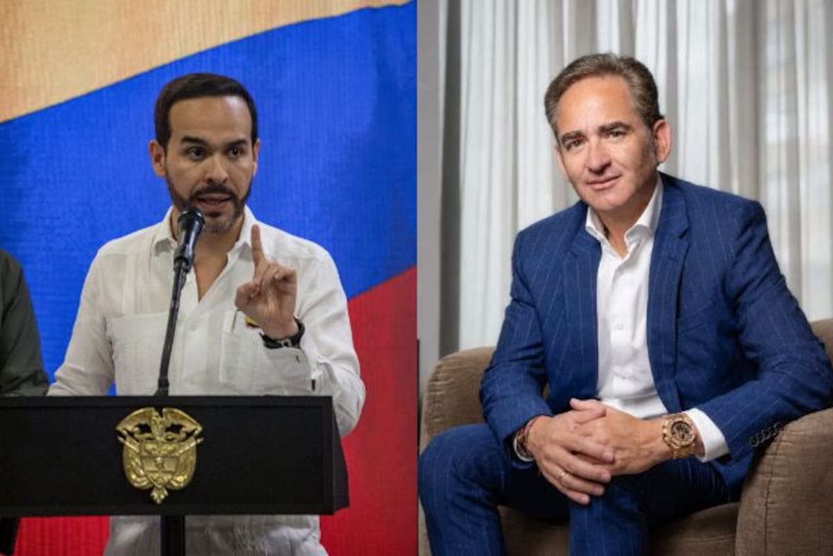 Abelardo de la Espriella y Joaquín Gutiérrez. // Foto: cortesía de la Presidencia de la República y Colprensa.
