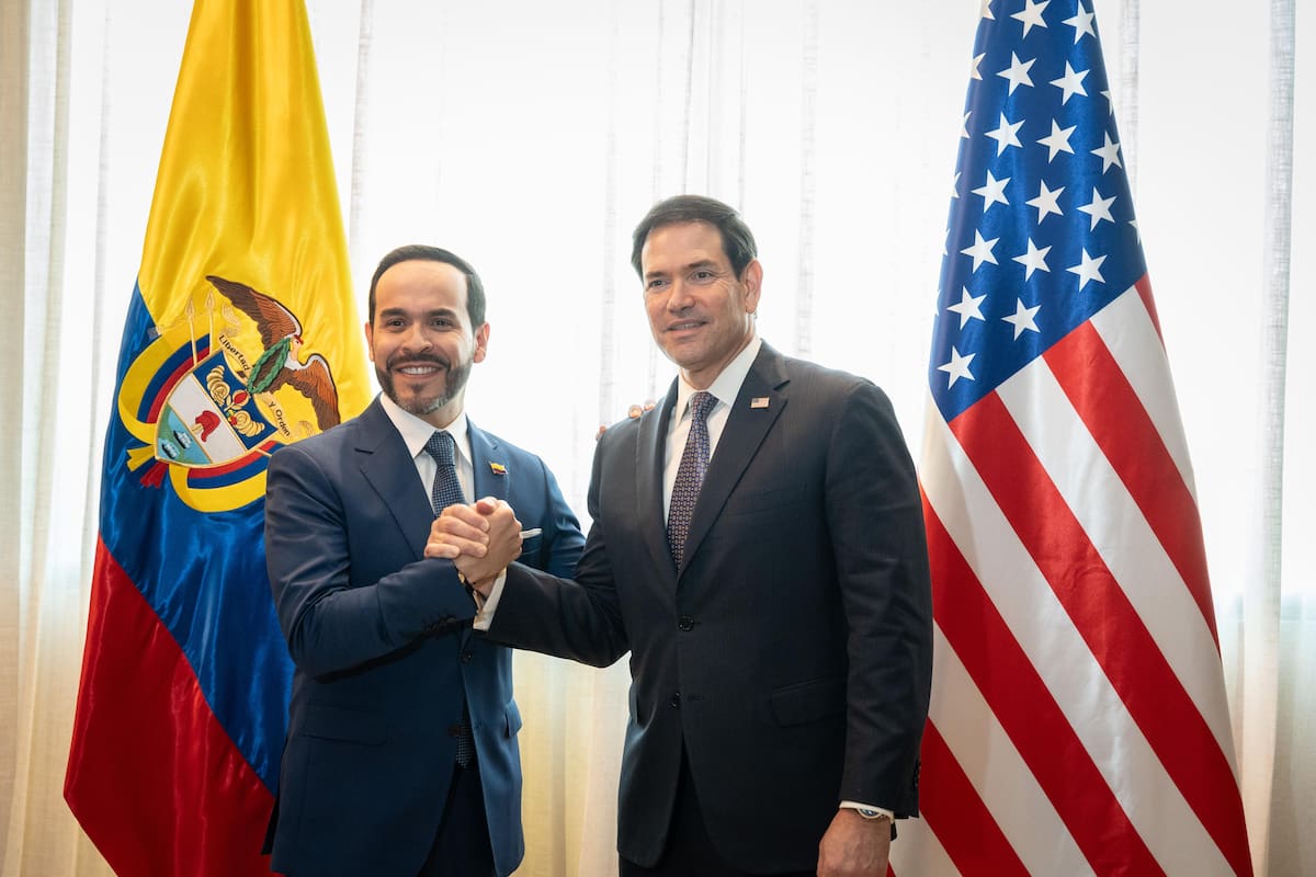 Abelardo de la Espriella y Marco Rubio. // Foto: Colprensa.