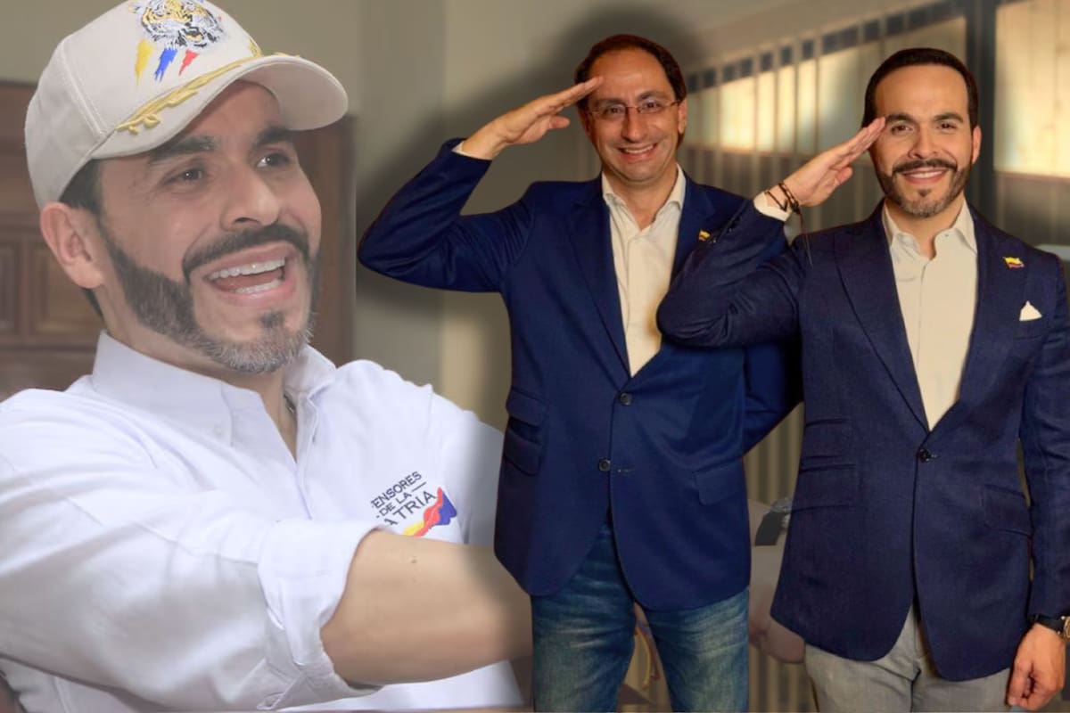 José Manuel Restrepo fue anunciado como fórmula vicepresidencial de Abelardo De La Espriella para las elecciones de 2026. Ilustración elaborada con fotografías tomadas de X y de la cuenta de El Universal.