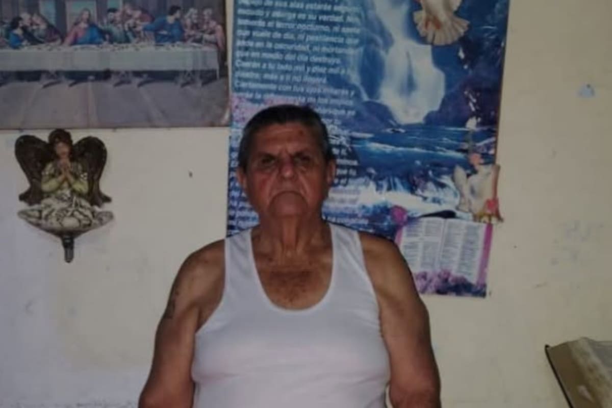 Edmundo Andrade Yáñez, de 76 años, abuelo de John Sebastián Duque Andrade, alias Demonio.
Foto: redes sociales.
