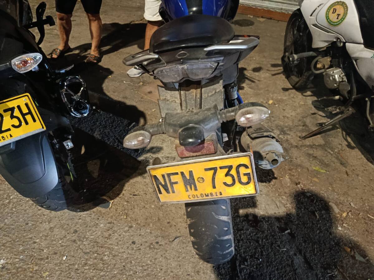 La víctima se desplazaba en compañía de una mujer.
Foto: Suministrada.
