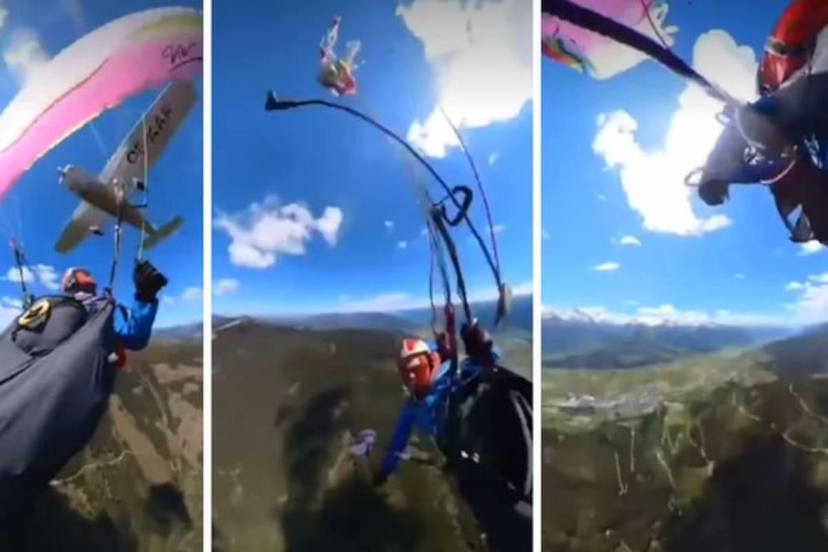 Colisión en el aire entre una avioneta Cessna 172 y un parapente en Zell am See, Austria; la mujer de 44 años activó su paracaídas de emergencia y resultó con lesiones leves, mientras el piloto logró aterrizar sin contratiempos.