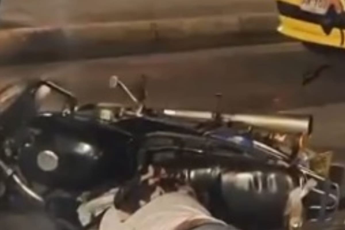 Motociclista murió tras violento accidente en una vía de Bucaramanga.
Foto: cortesía