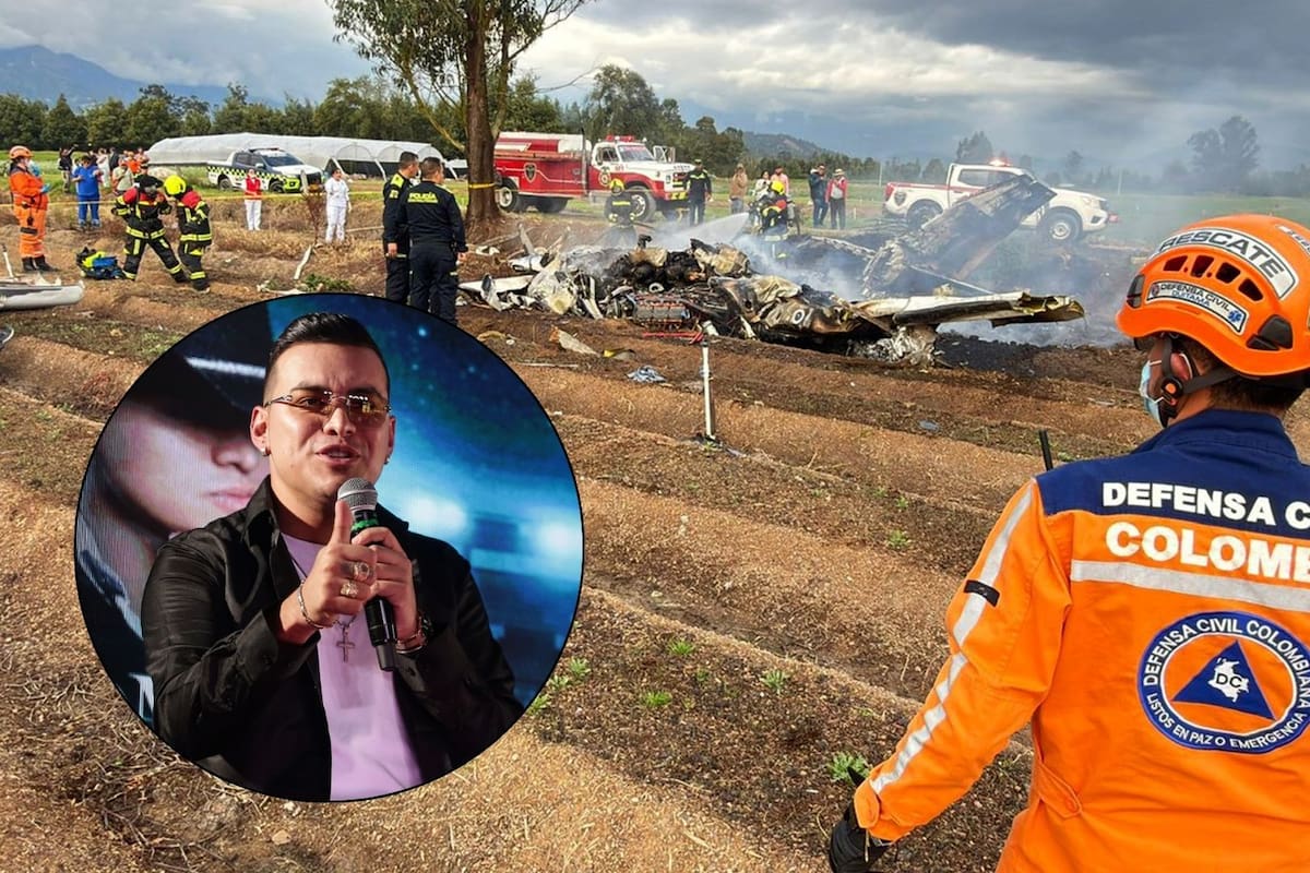 Yeison Jiménez y su equipo murieron en un accidente aéreo ocurrido en Boyacá el sábado 10 de enero de 2026. FOTO: Defensa Civil de Colomnia, EFE