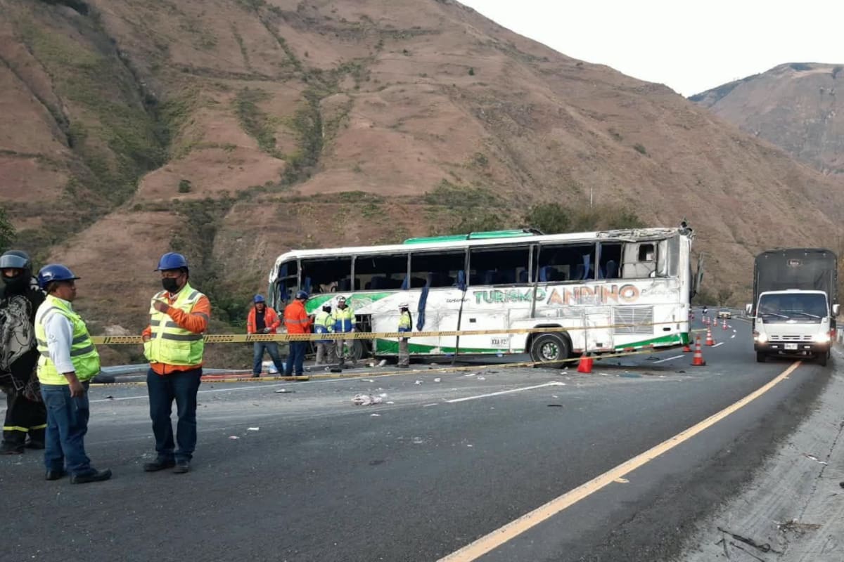 Accidente en la vía Panamericana deja cuatro muertos, dos de ellos menores de edad.
Foto: Consecionaria Unión del Sur