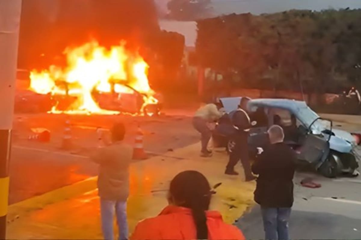 Terrible accidente de tránsito registrado esta madrugada 1 de abril en la vía Bogotá- Ubaté.