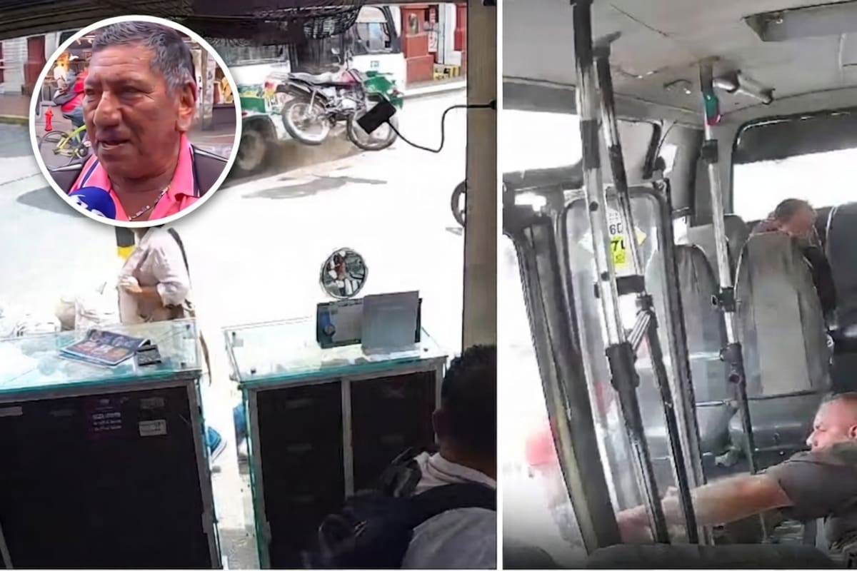 El conductor del bus en Buga relató que inicialmente pensó que el hombre era un pasajero que había caído por el impacto.