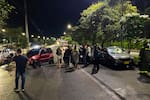 Fuerte accidente involucró a cuatro vehículos en la autopista de Floridablanca