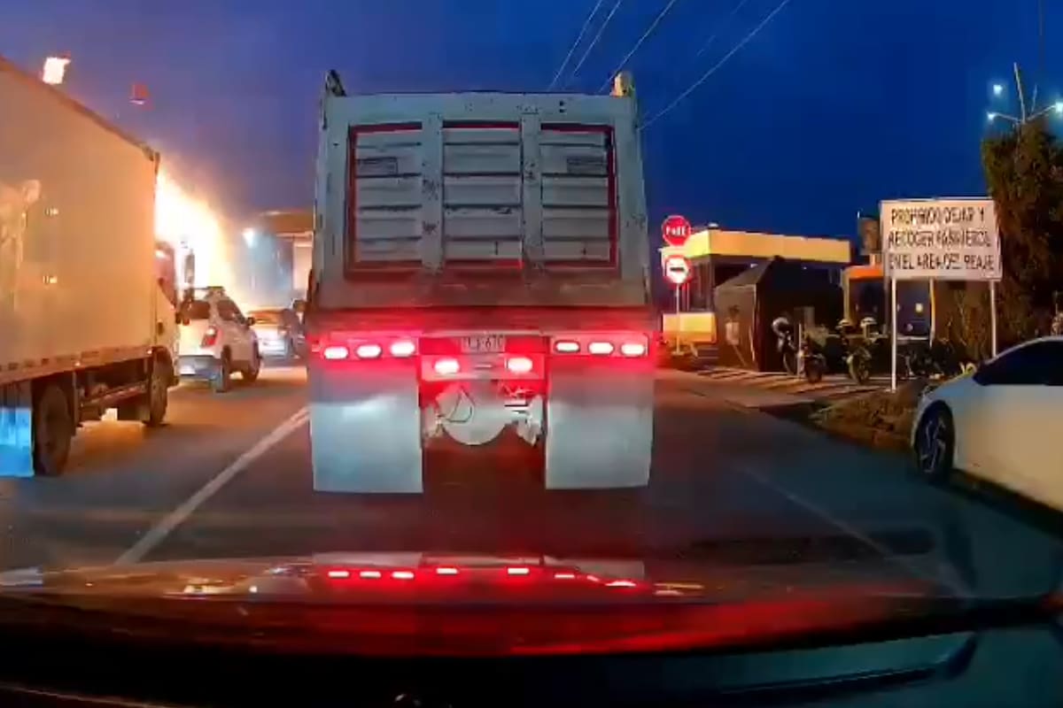 Video registró accidente fatal en Cundinamarca.