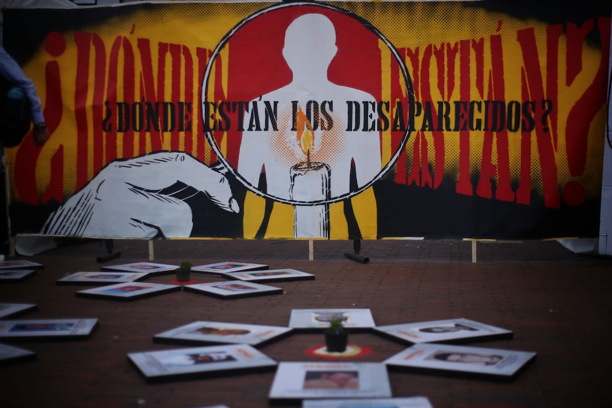 Acto conmemorativo sobre el Día Internacional De Las Víctimas De Desapariciones Forzadas. // Colprensa.