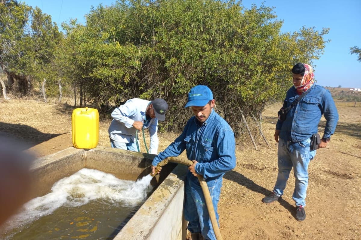 El suministro de agua del acueducto de Barichara depende de la represa El Común que en las temporadas de verano se seca rápidamente.