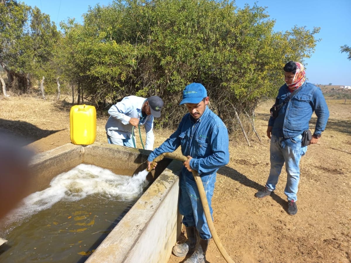 El suministro de agua del acueducto de Barichara depende de las represas El Común y la Laja que en las temporadas de verano se secan rápidamente.