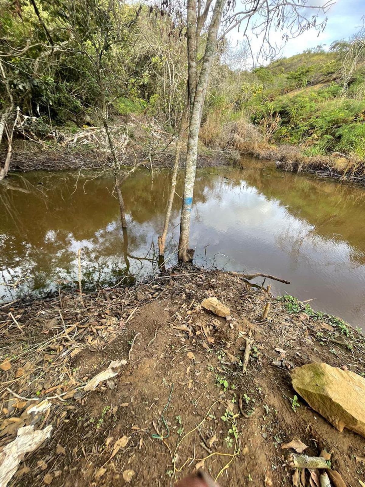 Las comunidades se preguntan si la nueva captación de agua está autorizada.
