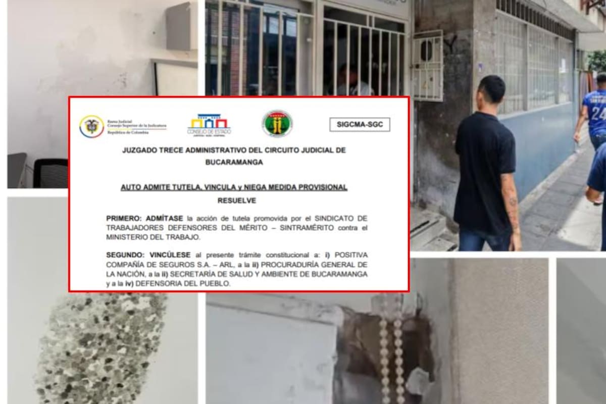 Admiten tutela por condiciones de la sede del Ministerio de Trabajo en Santander | Fotomontaje Vanguardia
