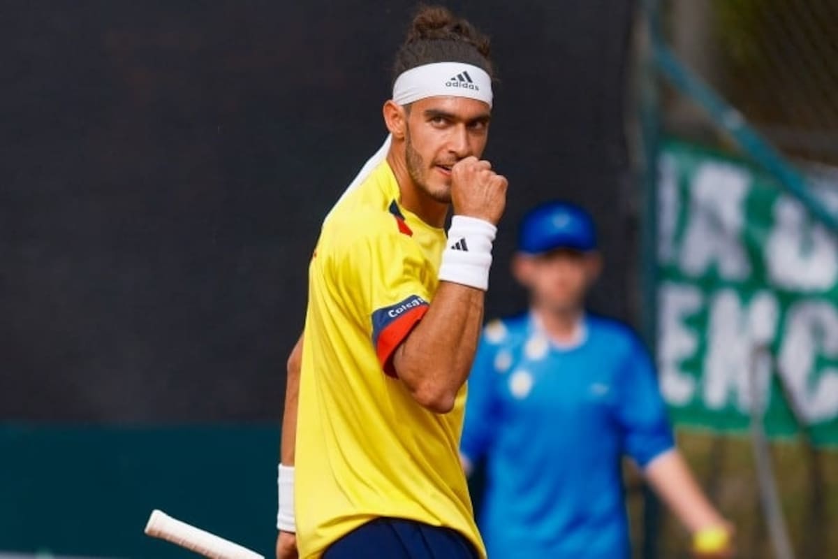 Adriá Soriano Barrera ilusiona al tenis colombiano: la gran esperanza local para el KIA Open 2026 en Floridablanca. Foto: Fedecoltenis