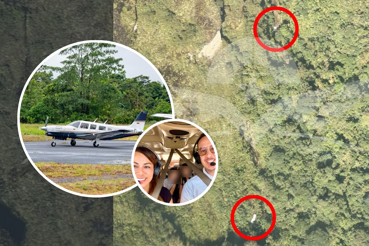 Aeronave desaparecida en Chocó. Foto: suministrada