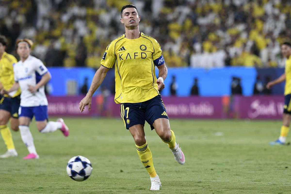 RIYADH (Saudi Arabia), 16/05/2026.- Cristiano Ronaldo of Al-Nassr in action during the AFC Champions League Two final between Al-Nassr and Gamba Osaka in Riyadh, Saudi Arabia, 16 May 2026. (Liga de Campeones, Arabia Saudita) EFE/EPA/STRINGER