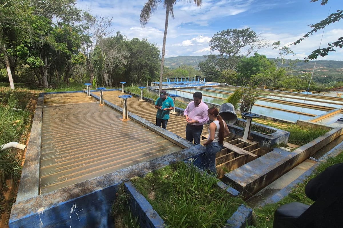 Planta de tratamiento de agua potable en Barichara (Juan Carlos Chio / VANGUARDIA)