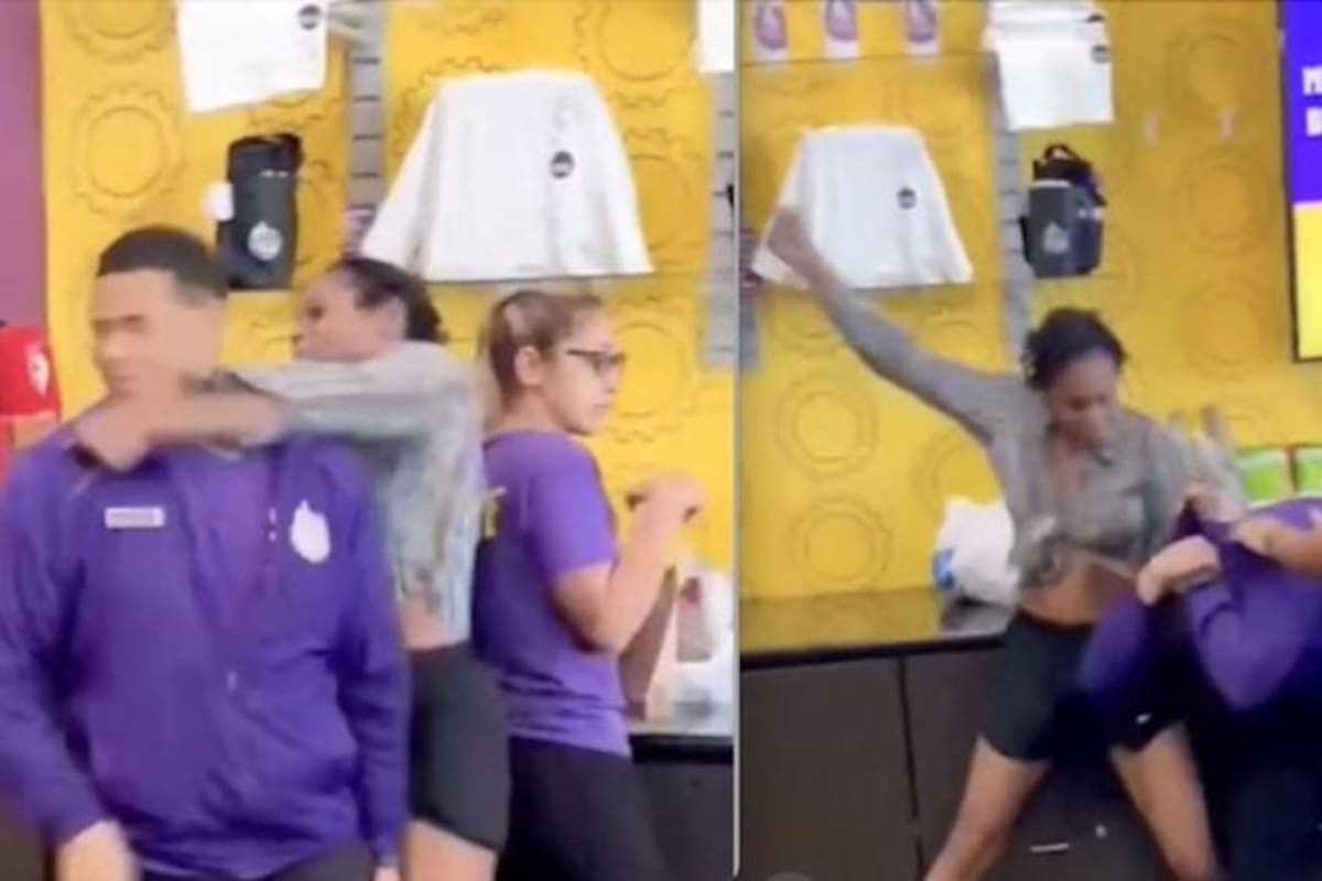 Mujer agrede con un puñetazo en el rostro y golpes en la cabeza a empleado de un gimnasio que le pidió que bajara la voz.