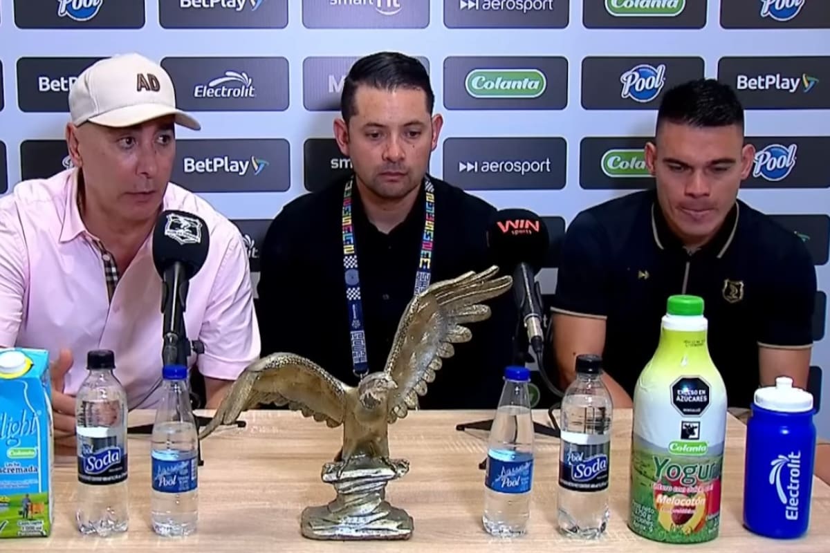 Fernando Salazar apunta contra el VAR y la Comisión Arbitral en la Liga BetPlay. /FOTO: Rueda de Prensa - Captura de Pantalla