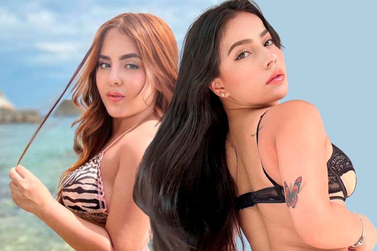 Aida Cortés y Angie Brand, las colombianas que más facturan en OnlyFans. Internet / VANGUARDIA