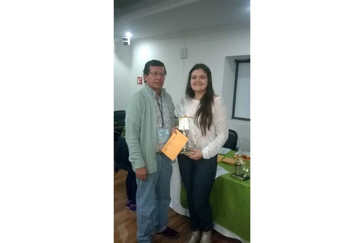 La santandereana María Paula Hernández Fonseca se coronó campeona nacional amateur en la categoría Sub 2000. (Foto: Suministrada / VANGUARDIA LIBERAL)