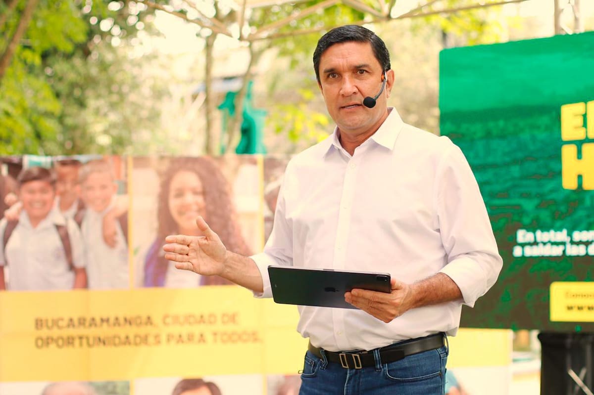 El exalcalde de Bucaramanga, Juan Carlos Cárdenas Rey.