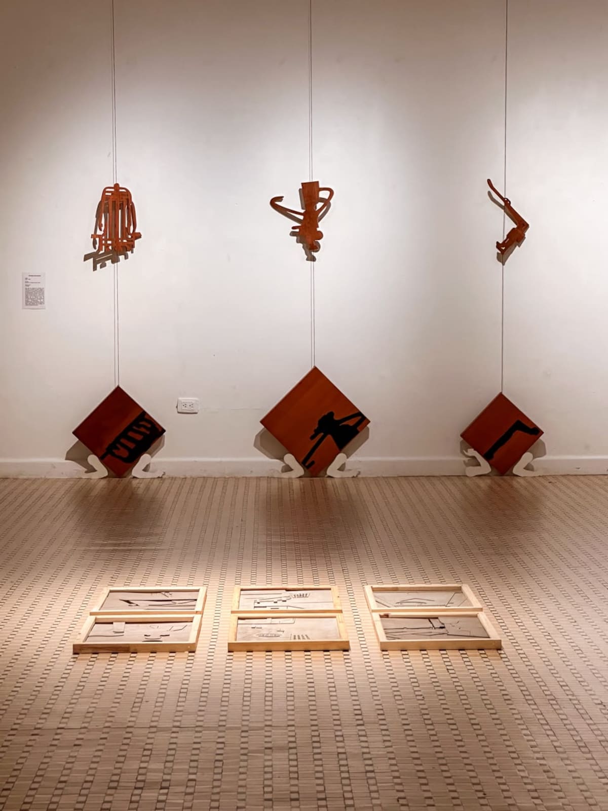 Alberto Camacho y Emma Ordoñez, obra No piso las sombras en la UIS Bucarica.