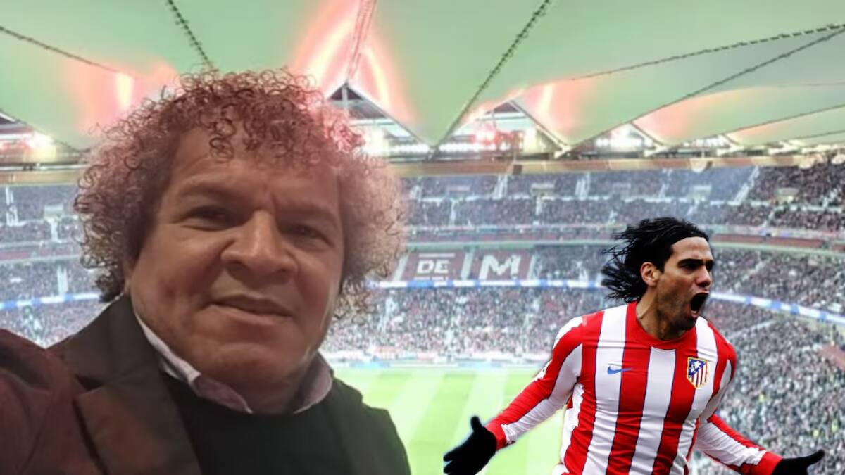 El entrenador Alberto Gamero estuvo en el estadio Wanda Metropolitano viendo el juego entre Atlético de Madrid y Real Madrid.//X