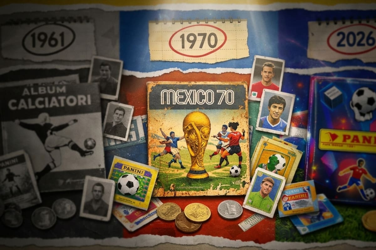 El coleccionista que venció al tiempo: completó su álbum Panini del Mundial 1970 después de medio siglo. /FOTO: IA
