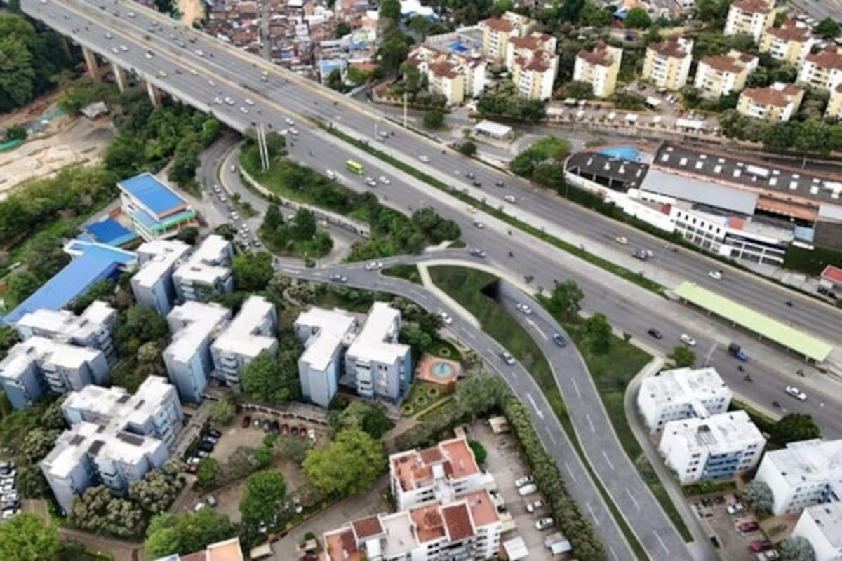 Render del proyecto de conexión vial de la carrera 24 con acceso al Diamante II, diseñado por la Secretaría de Infraestructura en marzo.