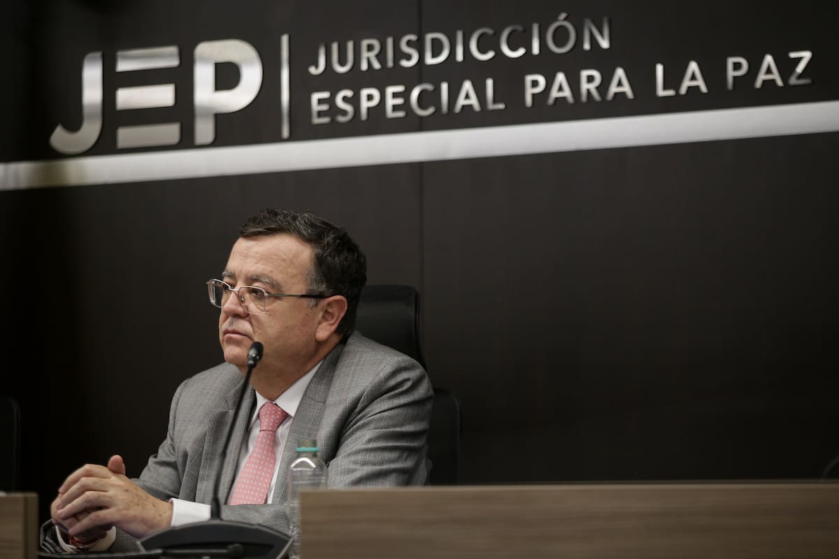 Alejandro Ramelli, presidente de la JEP. // Foto: Colprensa - Cristian Bayona.