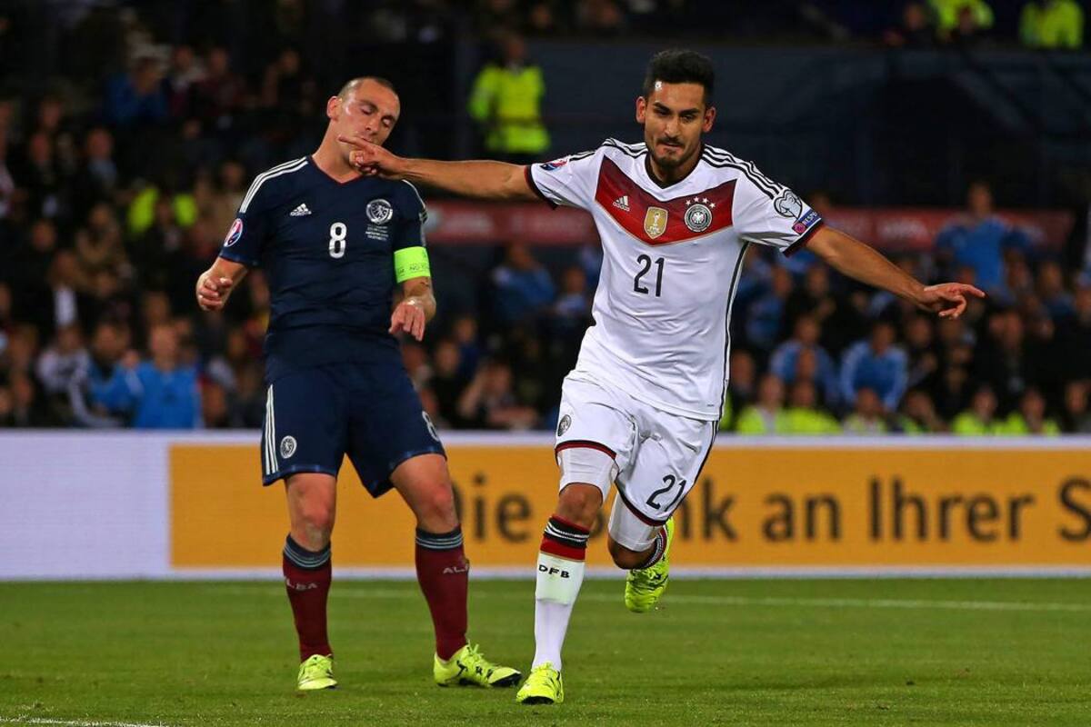 Un gol de Ilkay Gündogan le dio la victoria a Alemania sobre Escocia en Glasgow, dejando al vigente campeón mundial a un paso de clasificar a la Eurocopa de Francia 2016. (Foto: AFP / VANGUARDIA LIBERAL)